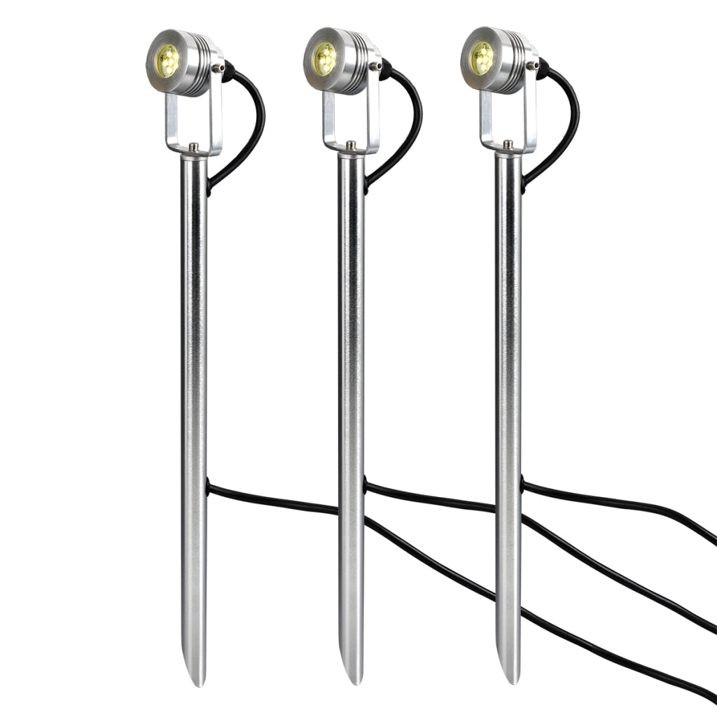 Kit faretti da esterno LED 12V IP54 Spennymoor Garden Zone
