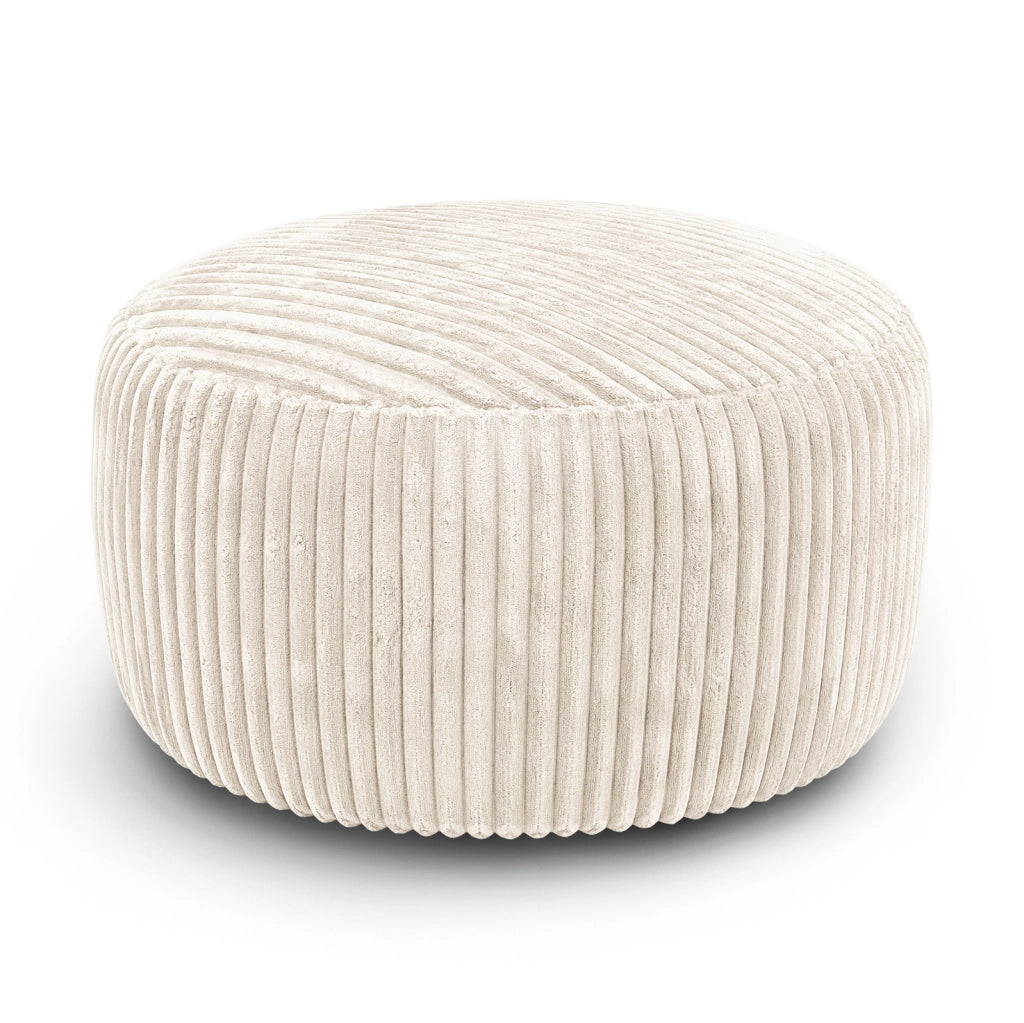Poltrona sacco ergonomica in misto poliestere giallo e grigio