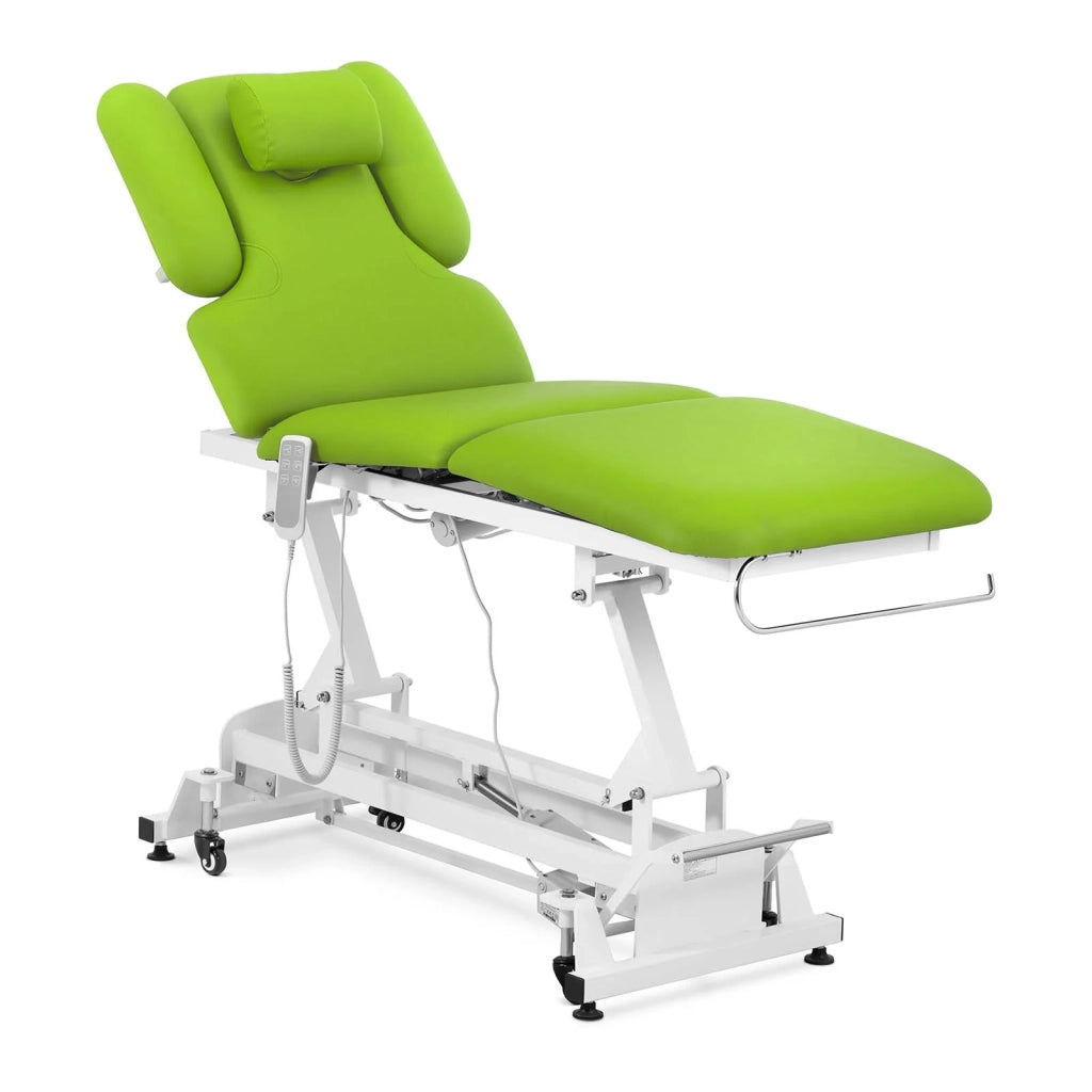 Lettino da massaggio confortevole 3 motori 250 kg verde chiaro 14_0007756