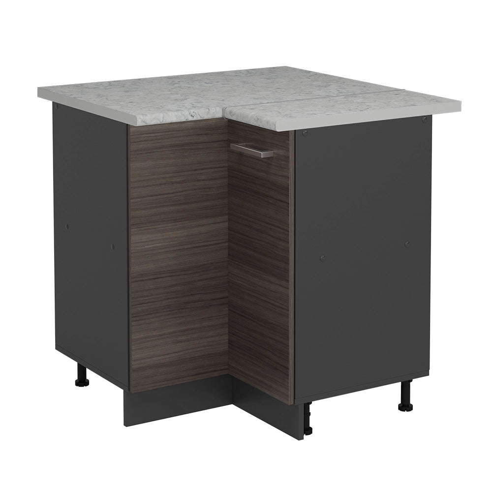 Mobile ad angolo cucina R-Line Grigio nobile/Antracite 75.6 cm PL Marmo Vicco