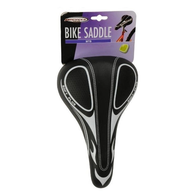 Sella Sediolino Sedile Soft Nero Universale Per Bici Bicicletta MTB Corsa Citta'