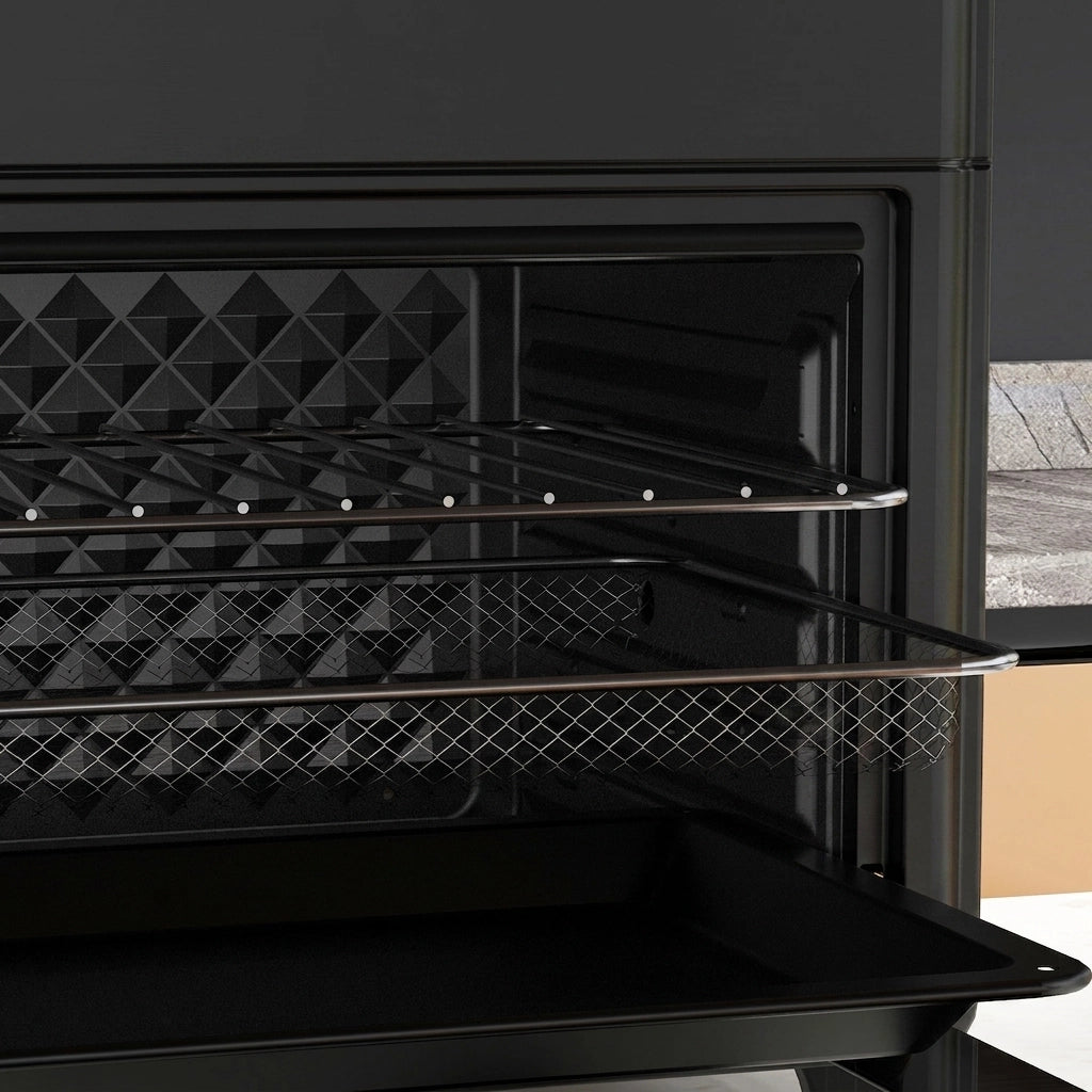 Mini Forno Ventilato 30 L 7 in 1 con Friggitrice ad Aria; Temperatura 90-230°C e Timer 60 Min