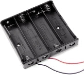 Portapile per 4 batterie 18650