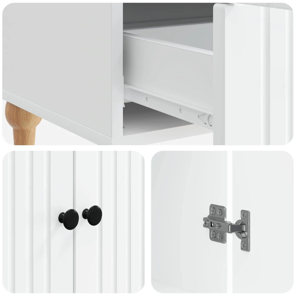 Credenza Bianco 66 x 34,5 x 95 cm Legno ingegnerizzato 894205