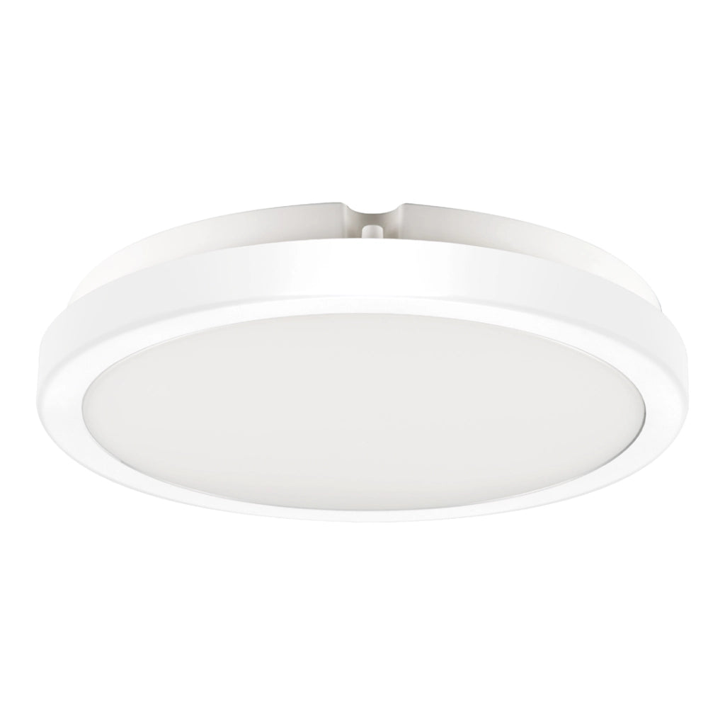 Plafoniera LED tonda 28cm 24W 4000K IP65 bianca Eko-Light