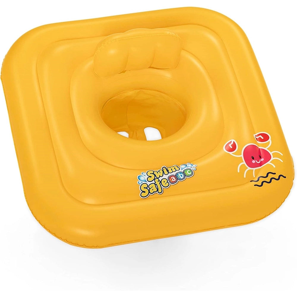 Trade Shop - Salvagente Gonfiabile A Mutandina Quadrato Swim Safe Abc Step A 76 X 76 Cm 32050 -