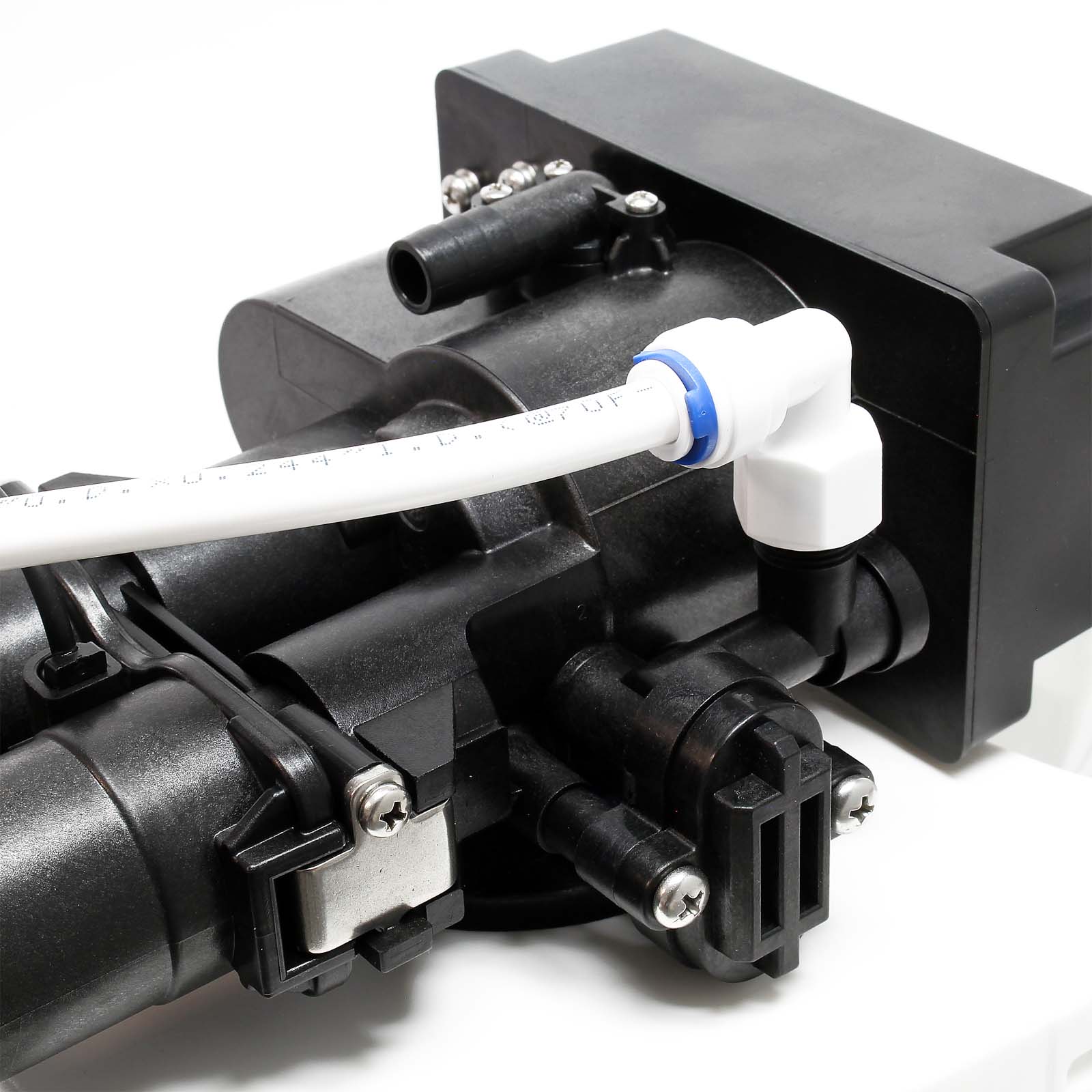 NW-SOFT-R1 Addolcitore d'acqua 500 l/h con serbatoio salamoia da 10 kg e display