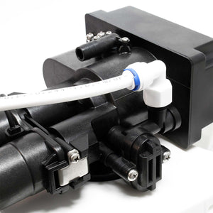 NW-SOFT-R1 Addolcitore d'acqua 500 l/h con serbatoio salamoia da 10 kg e display