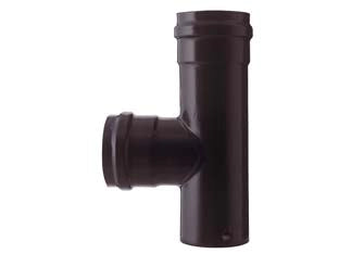 RACCORDO A T F/F PER STUFE A PELLET NERO OPACO PESANTE MM.1,2  ø cm.8    SAVE