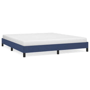 Letto matrimoniale | Letto per adulti | Giroletto senza Materasso Blu 180x200 cm in Tessuto