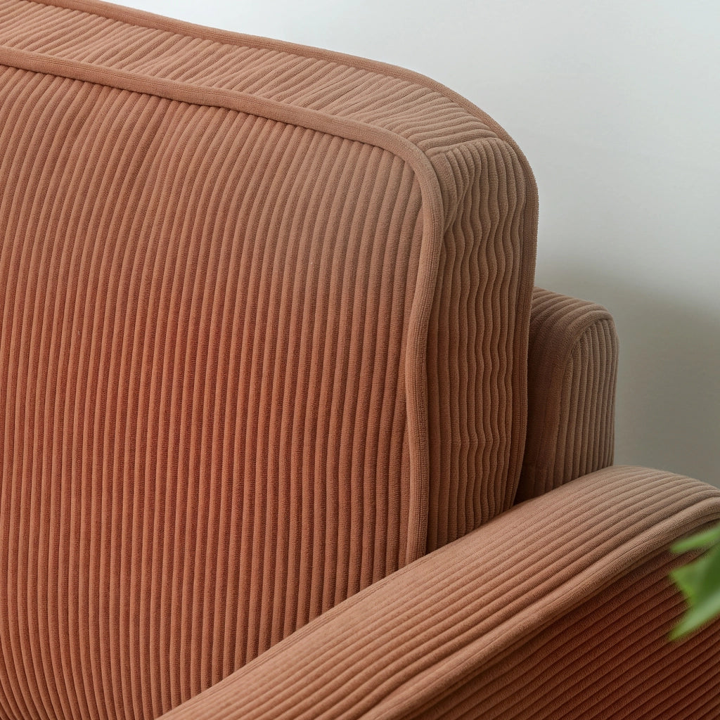DIVANO 2 posti con vano contenitore 117x63x79 cm Poliestere Arancione