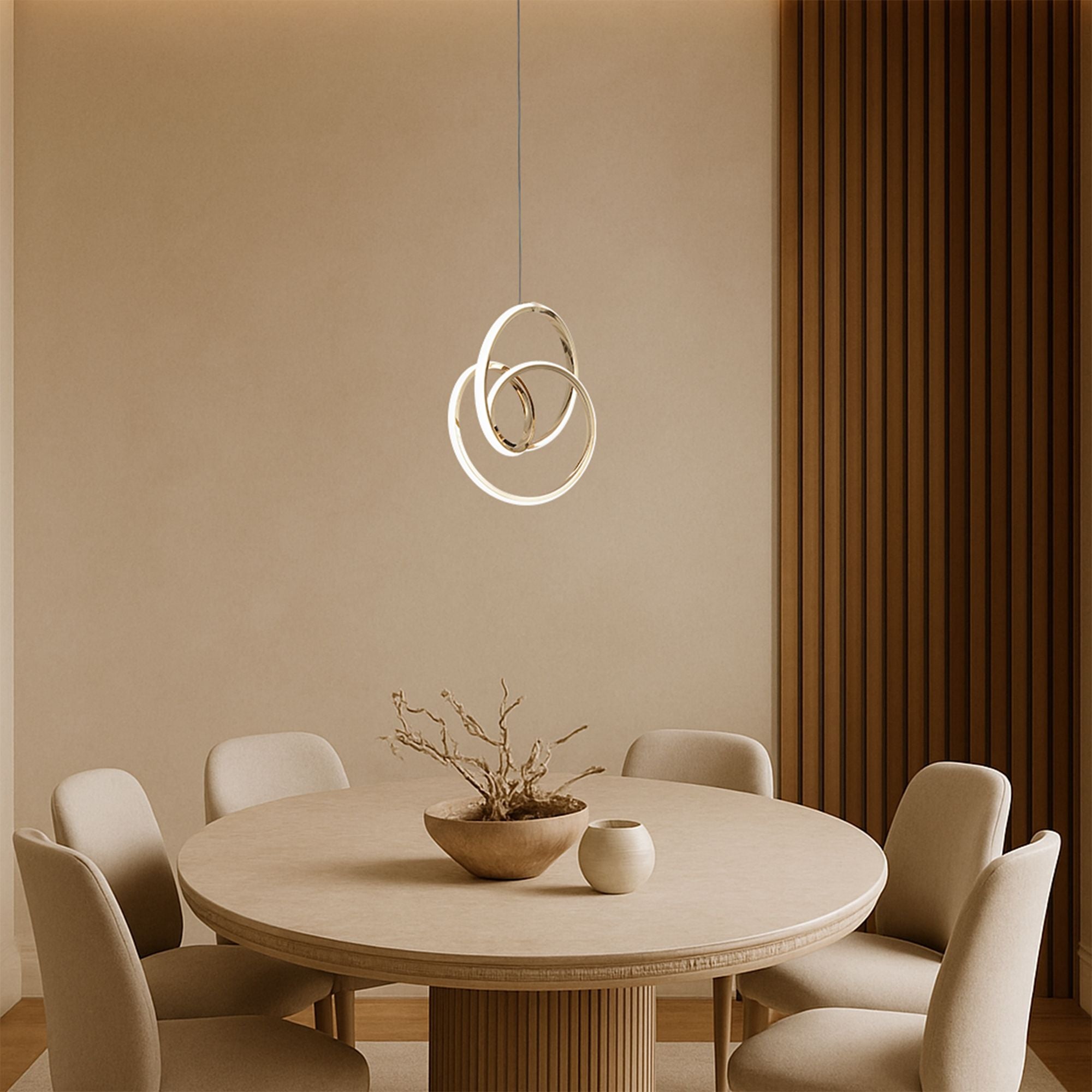 Lampada A Sospensione Led G076-1cp Gold