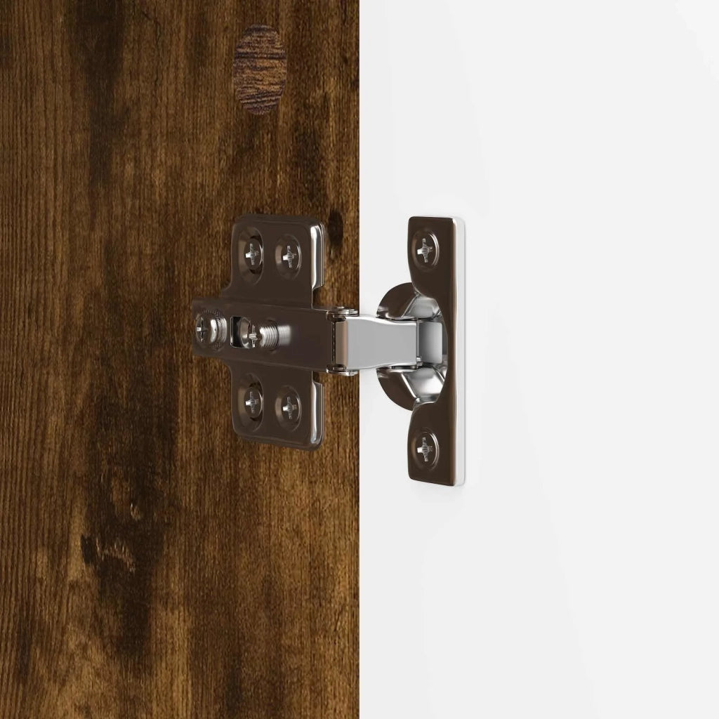 Mobile TV Rovere Fumo 99 x 34,5 x 47 cm Legno ingegnerizzato 895870