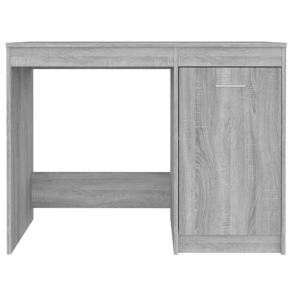 Scrivania Sonoma postazione computer mobile per computer scrivania da studio 100 x 50 x 76 cm legno ingegnerizzato grigio 02_0023940