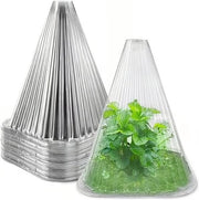 10 - coppe per piante riciclabili – respirante e permeabile alla luce – impermeabile agli insetti, al gelo, alla pioggia e al vento – coppe per piante specializzate per semi – 18 cm di altezza