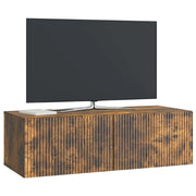 Mobile TV da Muro | Armadietto TV | Mobile Porta TV Rovere Fumo 98 x 41 x 30 cm
