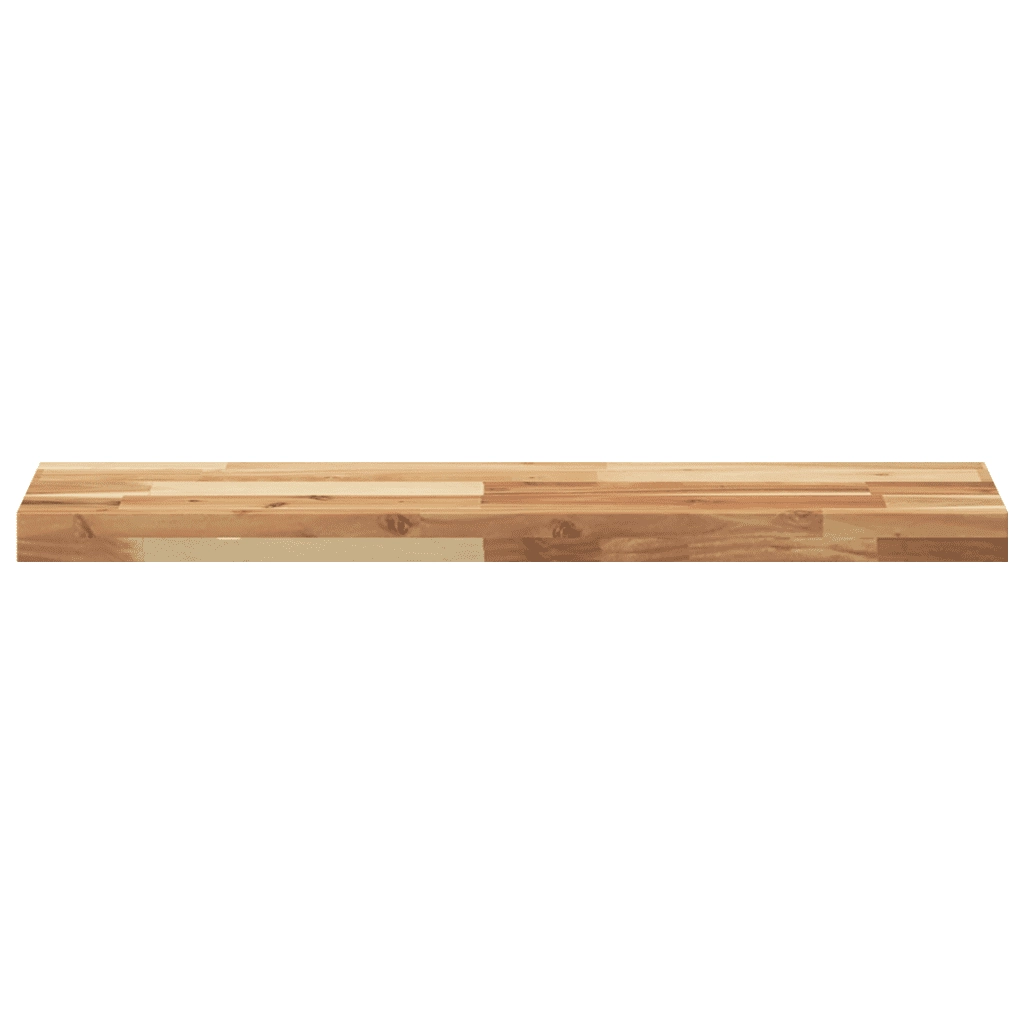 Ripiano a Parete 80x20x4 cm Legno Massello Acacia Rifinito Olio