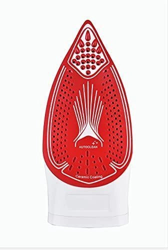 Necchi NCL-668 ferro da stiro Ferro a vapore Ceramica 2600 W Nero, Rosso, Bianco
