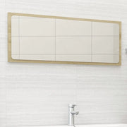 Specchio da Bagno Rovere Sonoma 100x1,5x37 cm in Truciolato cod mxl 59699