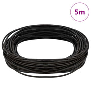 Cordino in Pelle Marrone Scuro ?1 mm x 5 m Pelle CFW6692945