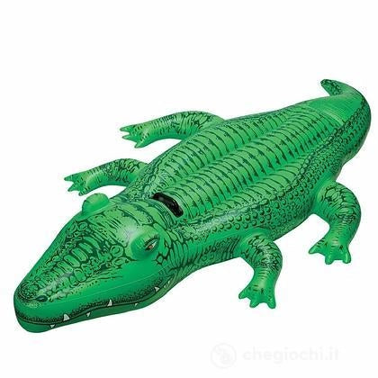 Cavalcabile Alligatore, Gonfiabile mare 168X86 cm, Intex, Eta 3+