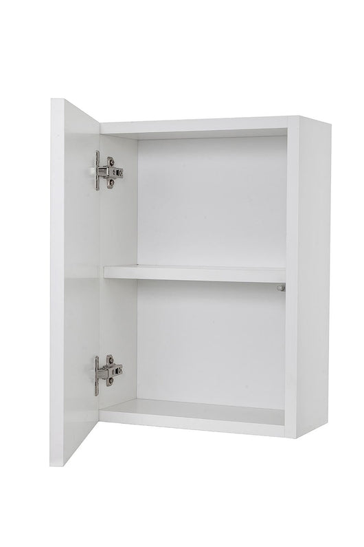 Pensile da Bagno 1 Anta Push 35x18x47,5 cm in Legno TFT Ibiza Bianco Opaco