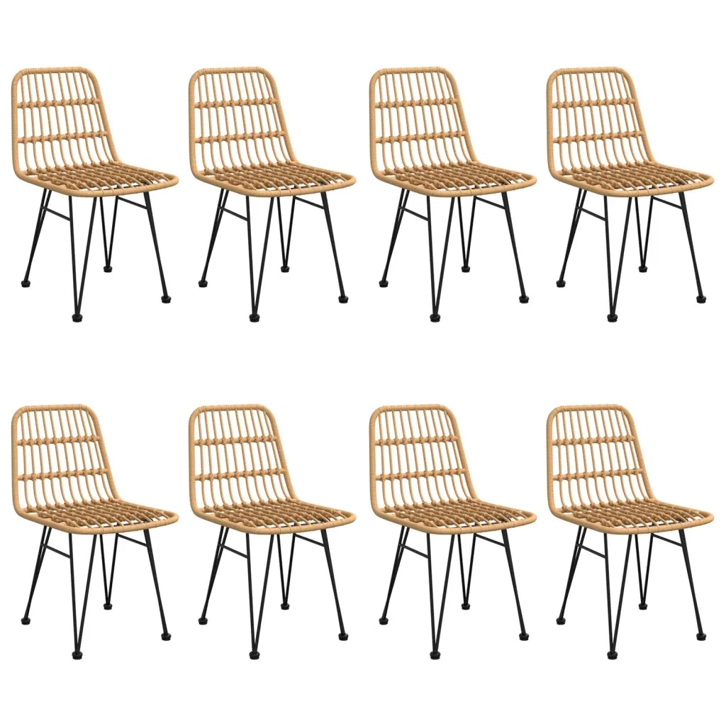 Set da Pranzo da Giardino 9 pz in Polyrattan cod mxl 35592