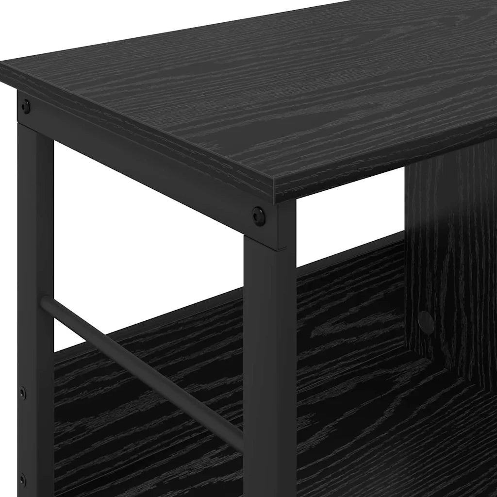 Libreria Rovere Nero 82 x 32 x 47 cm Legno multistrato