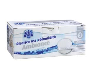 AIRMAX ASSORBIUMIDITA' RICARICHE TAB NEUTRE- - 4 ricariche 450 gr. ciascuna - 6 pezzi AIRMAX