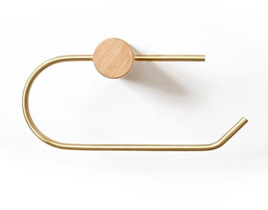 Houder per toilette per Loft senza perforazione adesivo o per fissaggio alla parete per houder asciugamano per toilette per bagno design minimalista