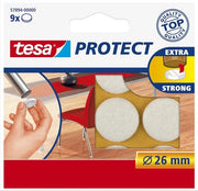 Protezione superficiale, Protezione contro graffi Autoadesivo Velt Rond 18 Mm Dia, Bianco (16 Pads) (Versione precedente) 26 mm di diametro/9 Pads Colore: bianco
