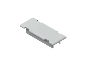 TAPPO SPORGENTE DI BLOCCO PER COPERTURE IN PLASTICA GRIGIO  mm.38x60