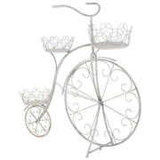 Portavasi in metallo per 3 vasi grigio 102,24x38,1x102,87h cm
