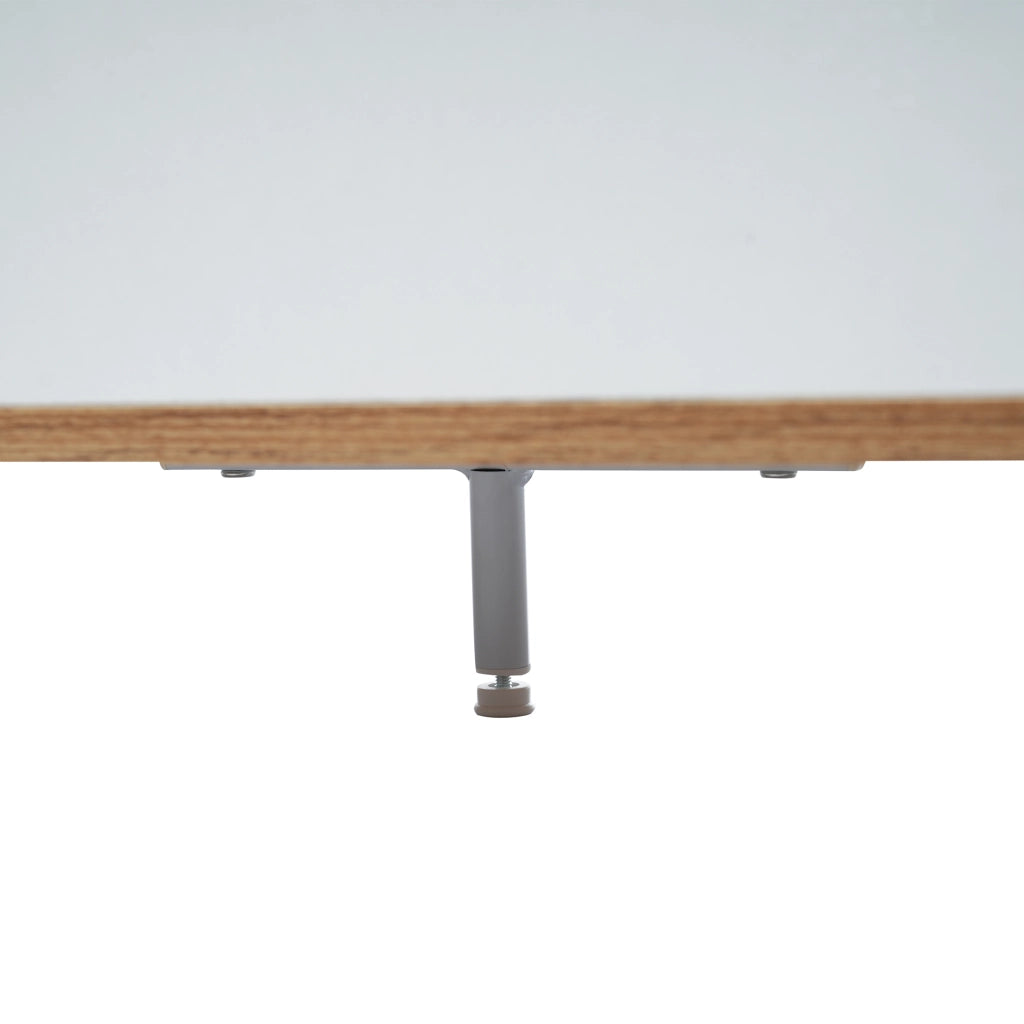 Mobile TV 175x37x51 cm; ampio spazio contenitivo; MDF bianco