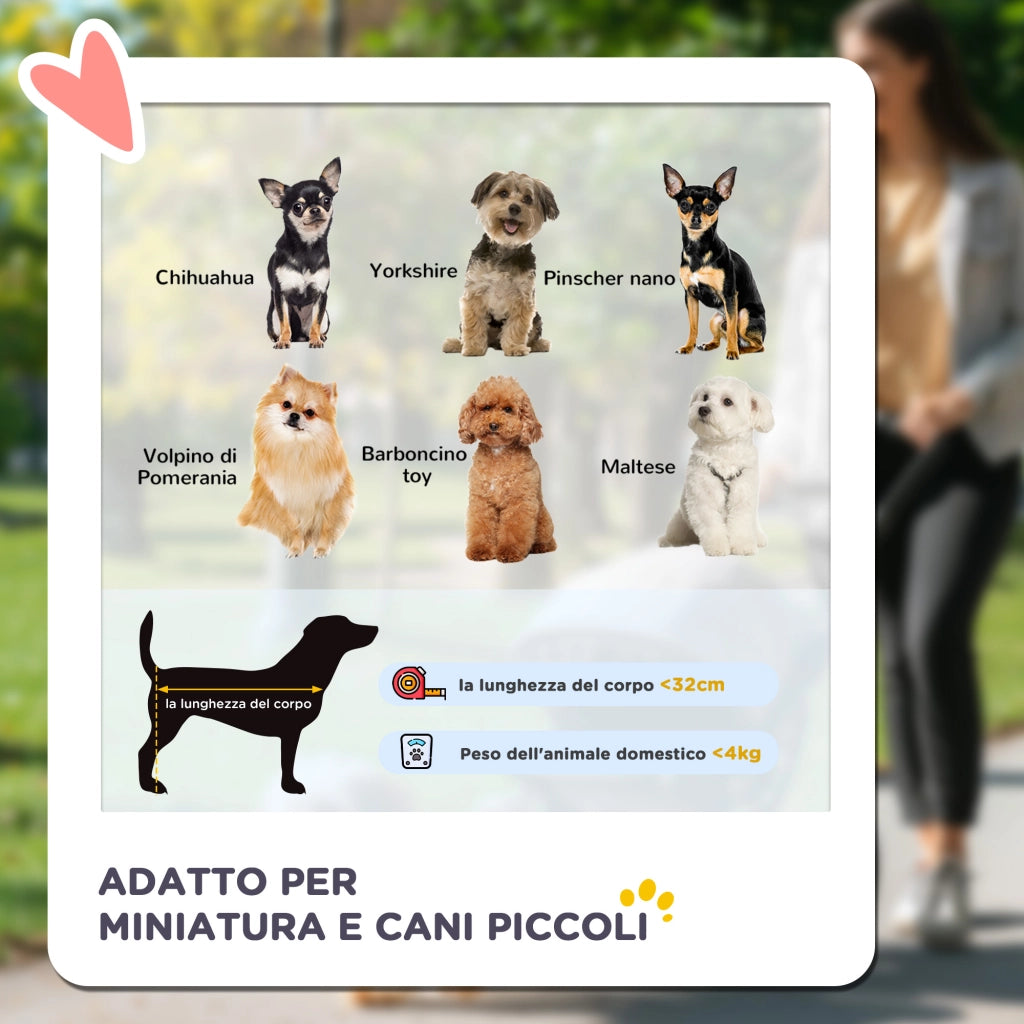 Cestino Portaoggetti per Passeggino Cani Pieghevole ¨C Zephmum ¨C Grigio