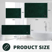 Pavimento da bagno grande verde 120 x 80 cm - antiscivolo e assorbente