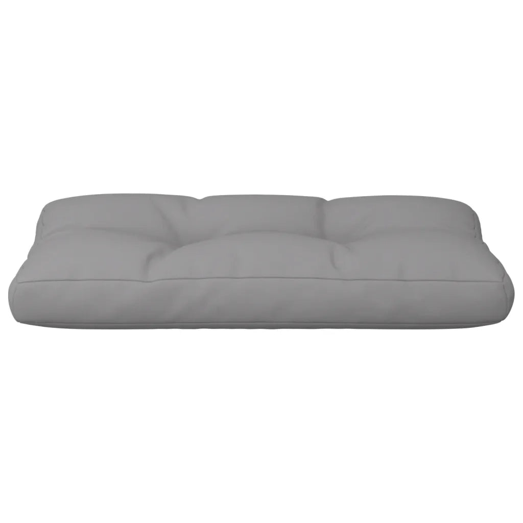 vidaXL Cuscino per Pallet Grigio 70x40x12 cm in Tessuto