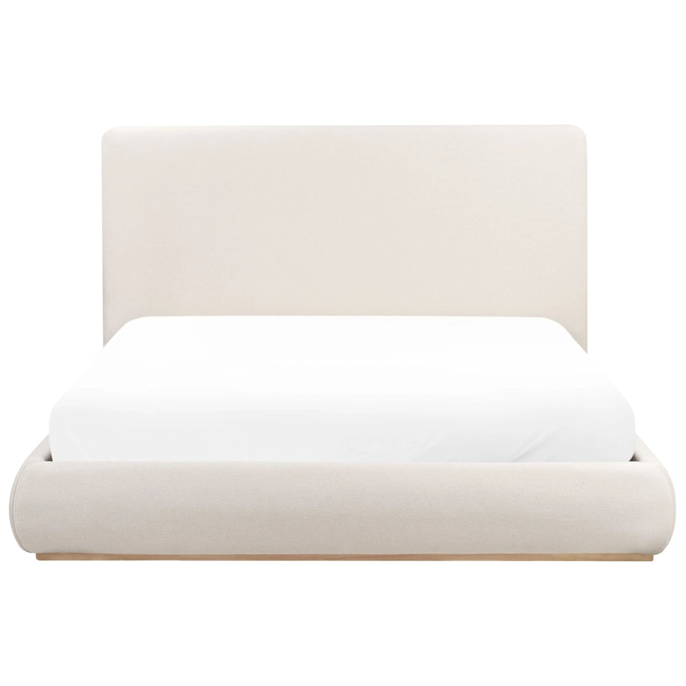 Letto ottomano Beige Chiaro Poliestere 160 x 200 cm contenitore e testiera Camera da letto Mobili Elegante