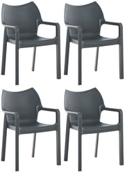 Set di 4 sedie Diva 8
