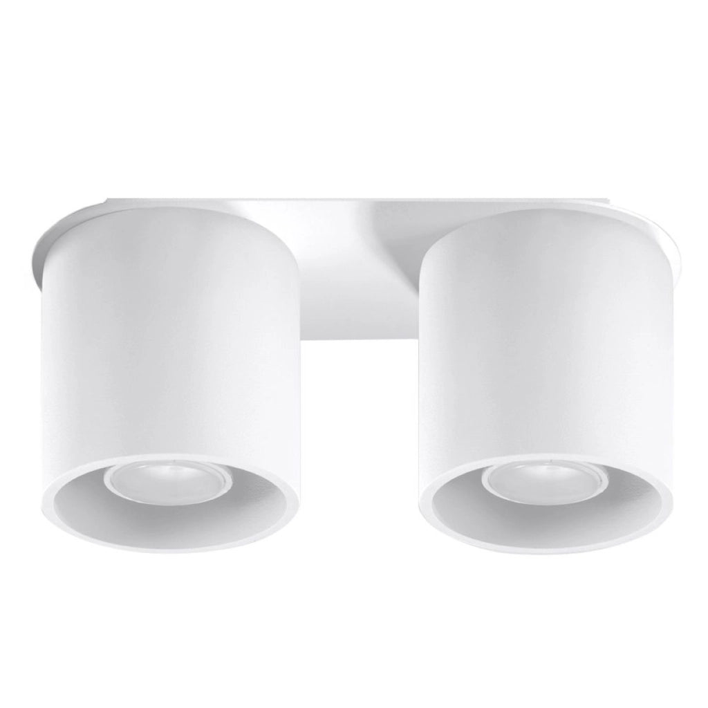 Faretto soffitto RONDEO 2 luci bianco GU10 PureLume