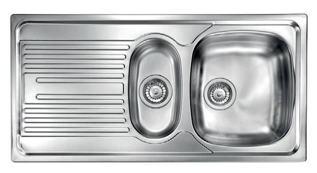 CM Atlantic 100x50 2V Lavello ad incasso Rettangolare Acciaio inossidabile