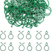 Clip per piante sicure 100 pezzi per intrecciare e fissare supporti per piante clip per pomodori zucchine (verde)