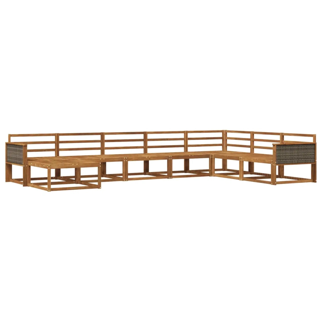 Set di divani da esterno 8 pcs Naturale 3382797