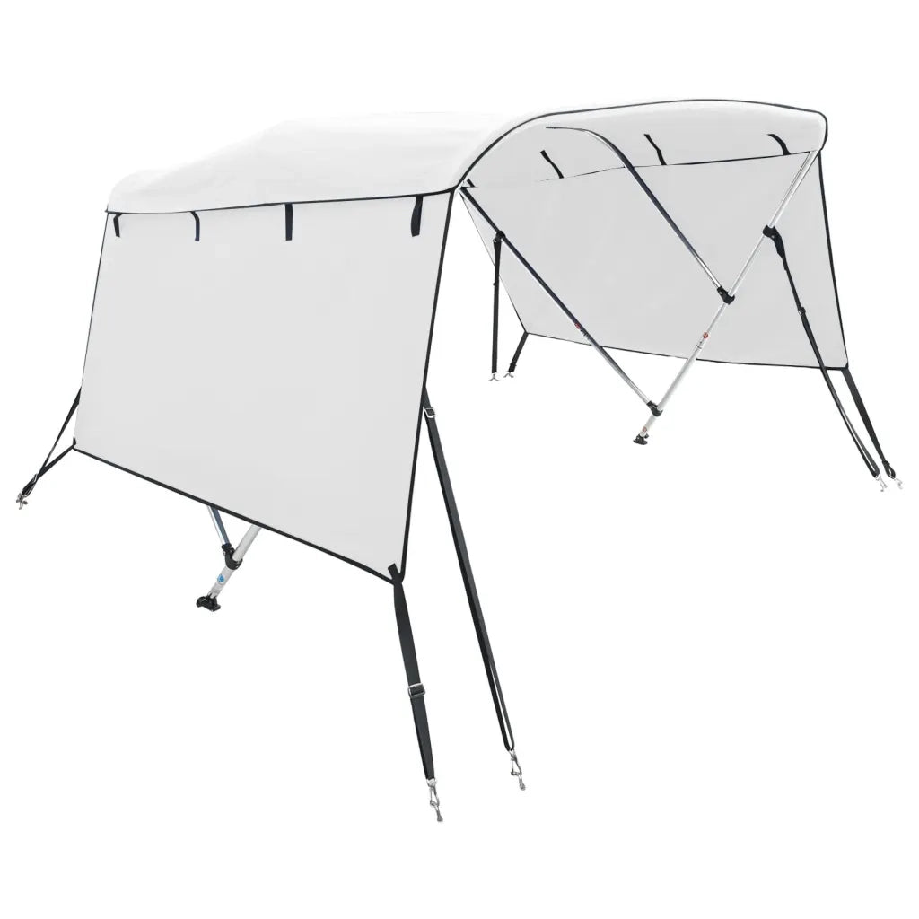 Bimini di Prua con Pareti Laterali 3 Archi 183x(185-198)x137cm 94817