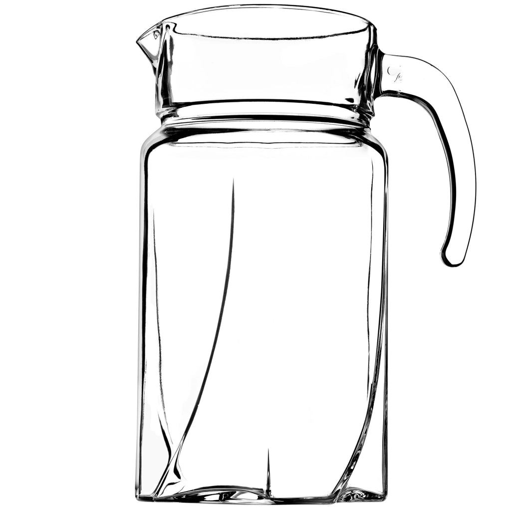 Caraffa in vetro KADAX per bevande, acqua, succhi di frutta, limonata, 1,7 l