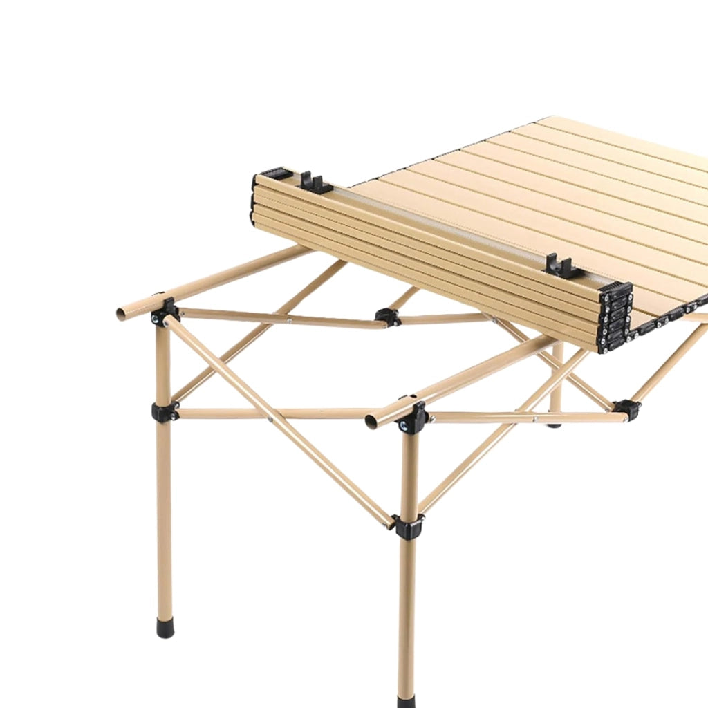 MOHOME Tavolino Pieghevole Salvaspazio Piccolo Tavolo Alluminio Dimensioni 50 x 50 x 50 cm Portatile Richiudibile Campeggio Picnic Balcone Spiaggia Casa Interni Esterni