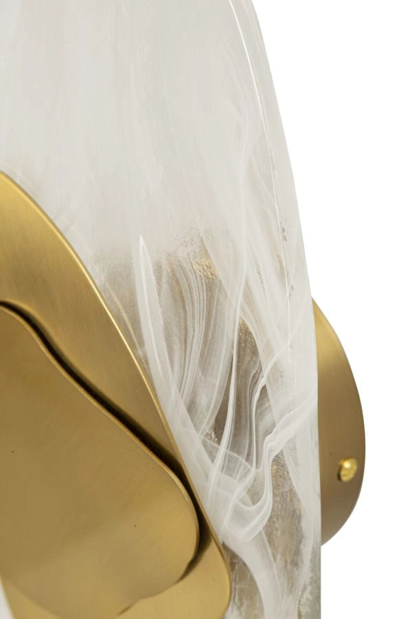LAMPADA DA MURO OCEAN GOLD CM 21X8X31