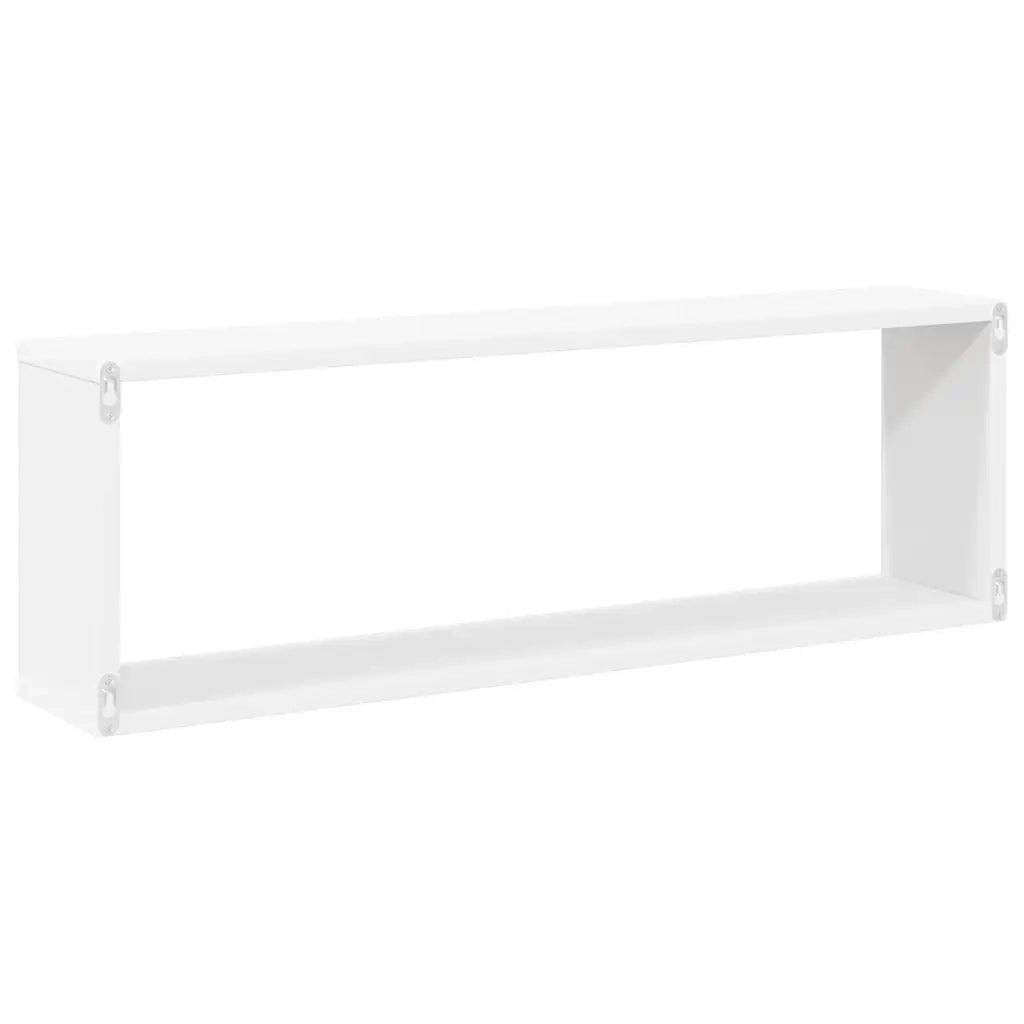 Mensole Parete a Cubo 4pz Bianco 80x15x26,5cm Truciolato cod mxl 33337