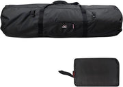 Borsa di Carico Grande Capacità - Tasca per Asta da Tenda - Borsa Ripiegabile - Accessori da Campeggio - 90 x 30 x 30 cm - Poliestere, Nero - Borsa da Tenda