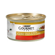 Gourmet Gold Dadini in salsa con manzo Purina 85 grammi